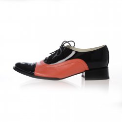 Pantofi piele naturala Tempest Negru Coral - sau Orice Culoare